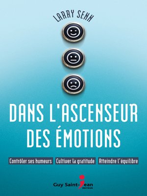 cover image of Dans l'ascenseur des émotions